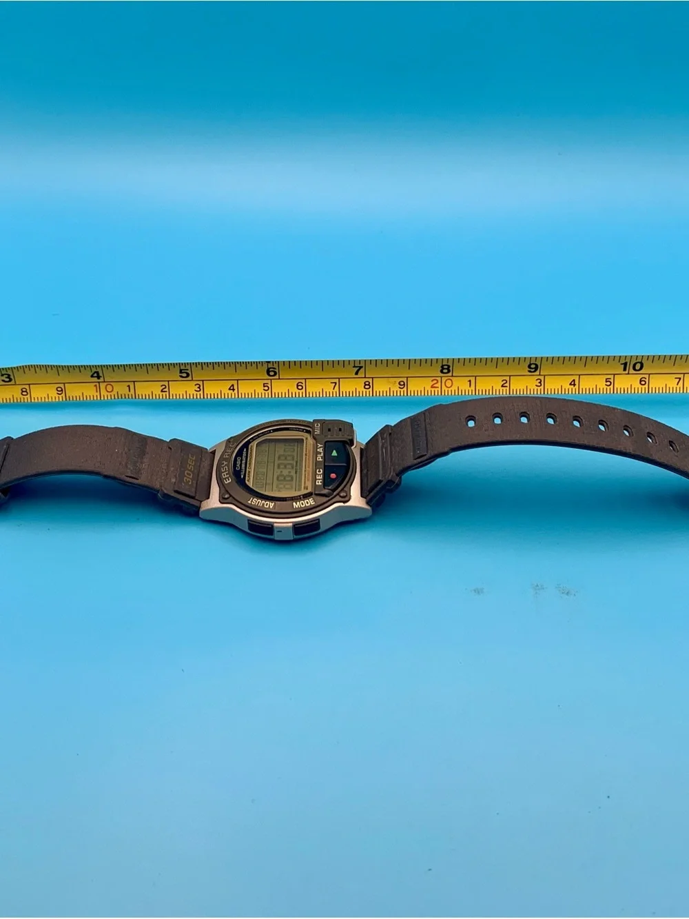 CASIO F-V3(1589) Men’s Rare Vintage Watch 30 Sec Voice Recorder Working New Batt